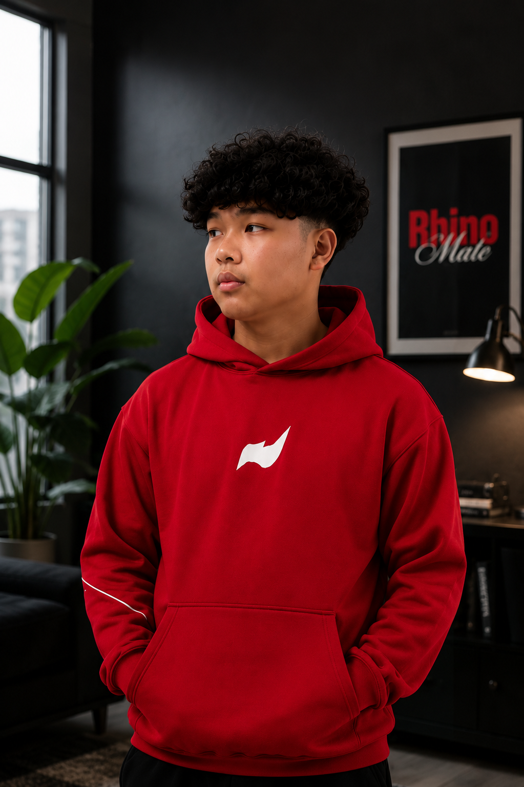 Rhinomite red hoodie